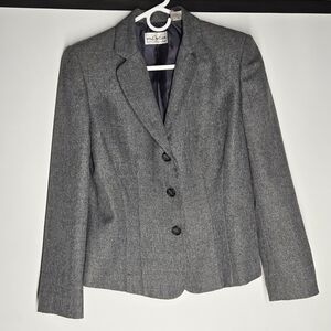 Villager Gray Three-Button Women's Blazer